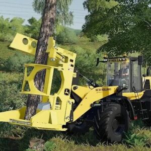 Double-four-point-ball-slewing-bearings-with-External-Gear-for-log-loaders-feller-heads-Newholland-FS19-feller-buncher