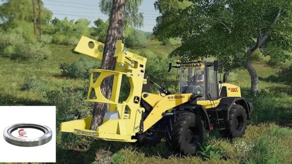 Double-four-point-ball-slewing-bearings-with-External-Gear-for-log-loaders-feller-heads-Newholland-FS19-feller-buncher