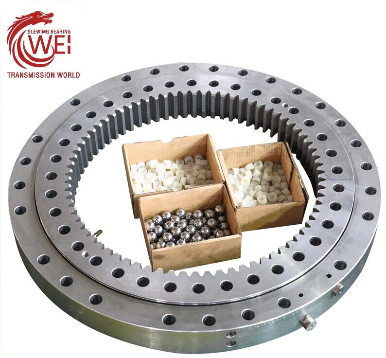 Heavy-Duty-Single-Row-BallInternalGearLargeSizeSlewing-RingBearing