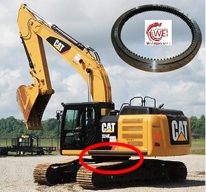 Single-Row-Four-Point-Contact-Ball-Slewing-Bearing-For-CAT324E-Excavator