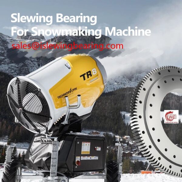 Single-row-ball-external-gear-Slewing-Bearing-for-Snowmaking-Machine-Amusement-Machinery-