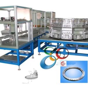 Single-row-ball-slewing-bearing-with-innernal-gear-for-Cylindrical-rotary-automatic-liquid-injection-machine