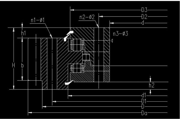 Three-Row-Roller-Swing-Slewing-Ring-Bearing-Roller-Bearing-Gear-Bearing-Rotary-Bearing-Turntable-Bearing-for-Deck-Crane-133.45.2240-5