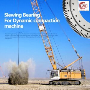 Three-row-roller-external-gear-slewing-bearing-for-Lebherr-WS-8100-Dynamic-compaction-Machine