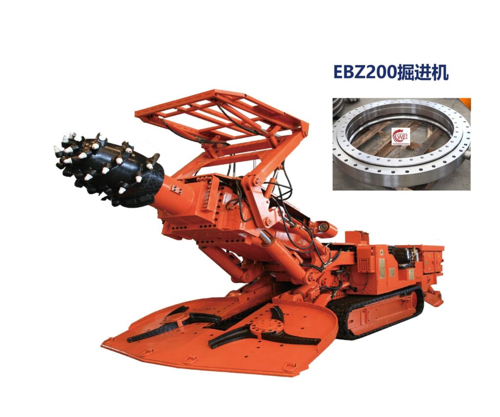 Three-row-roller-without-gear-slewing-bearing-for-XCMG-EBZ200-heading-machine-