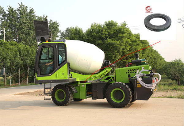 single-row-ball-internal-gear-slewing-bearing-for-SHANDING-Concrete-self-loading-mixer-truck