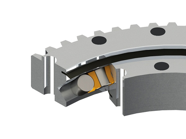 structure-of-Single-row-cross-roller-slewing-bearing
