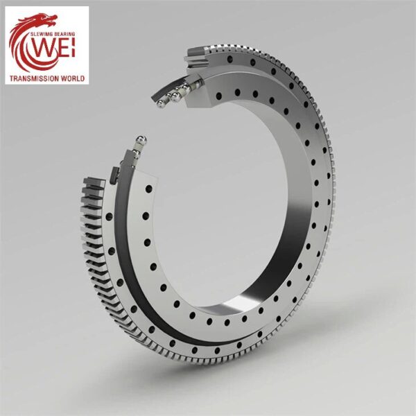Double row Different diameter ball slewing bearing with external gear