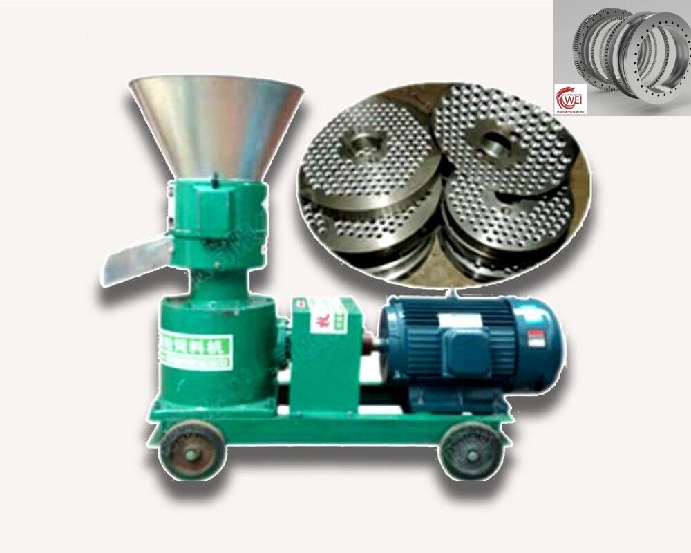 Three-row-roller-slewing-bearing-for-AFRIMASH-Structure-of-electric-pellet-machine-150-300B.