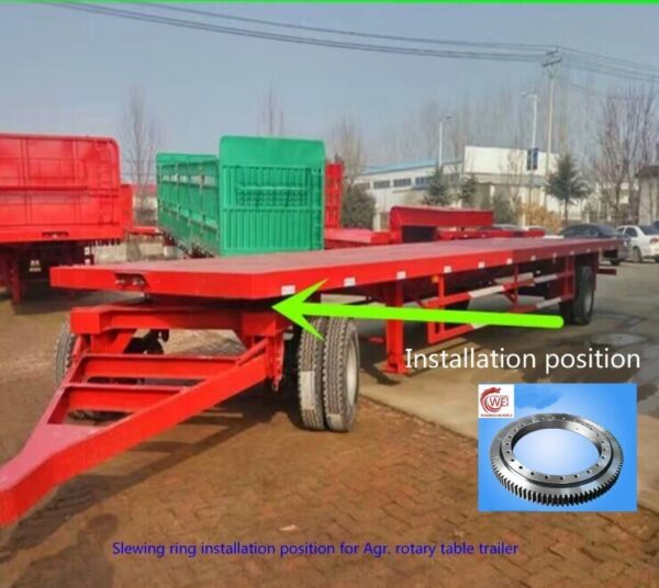 double-row-ball-slewing-bearing-with-external-gear-071.20.383-for-Lorry-trailer.