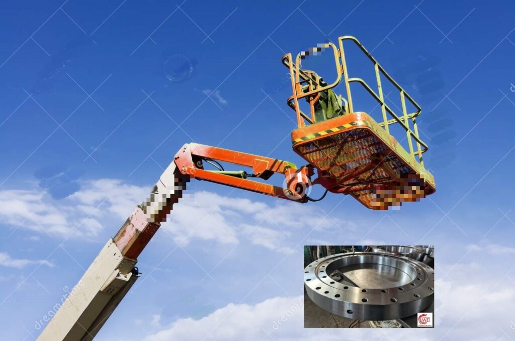 single-row-four-point-contact-ball-without-gear-slewing-bearing-FOR-Lifting-platforms
